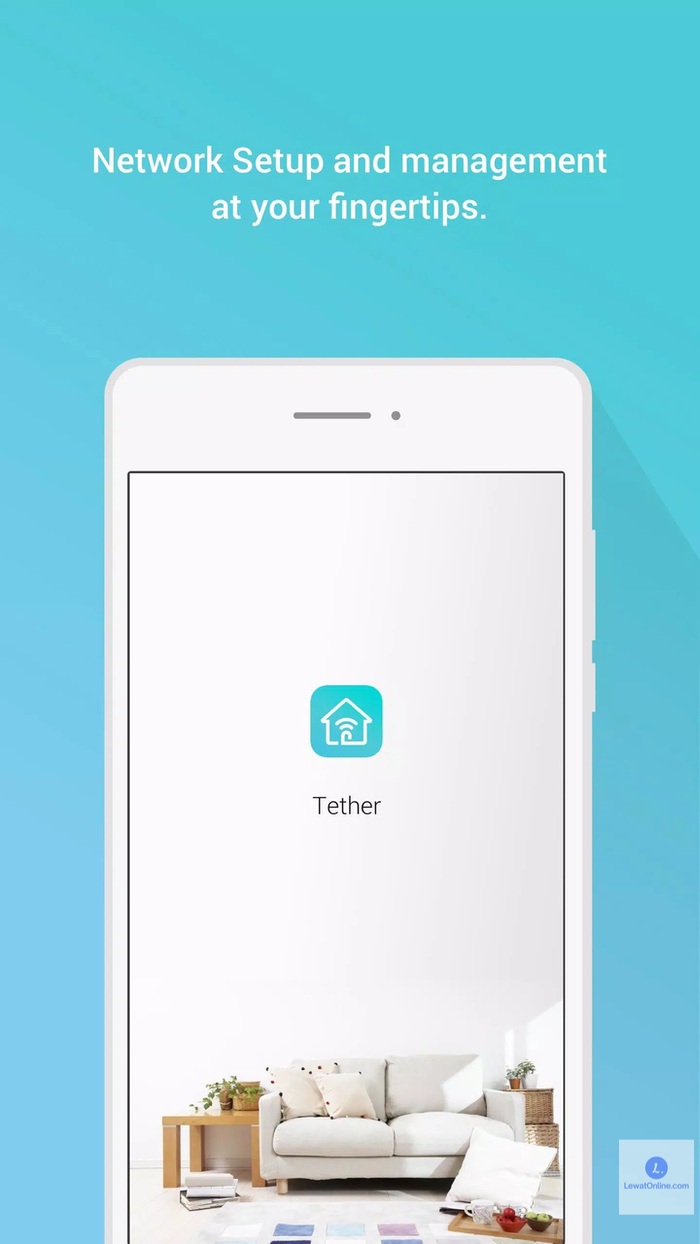 Install atau pasang aplikasi TPLink Tether di ponsel Anda