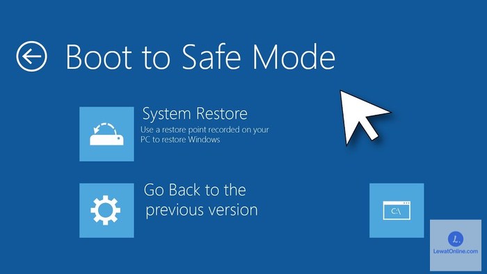 Jenis Safe Mode Windows 10
