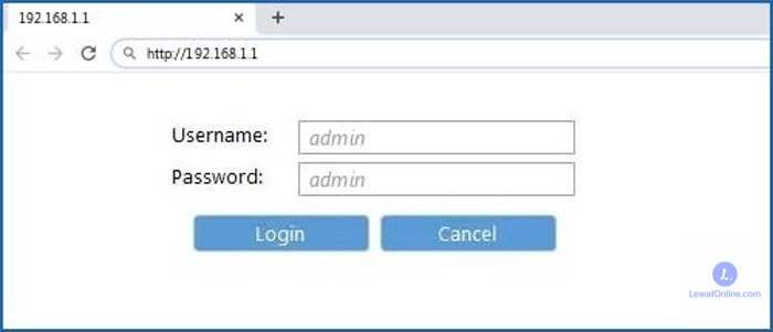 Jika sudah terbuka, isi kolom username dan password menggunakan kata user lalu tekan log in