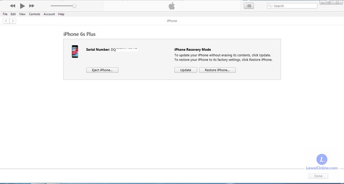 Pilih menu erase iPhone baru kemudian iPhone akan mereset dengan sendirinya