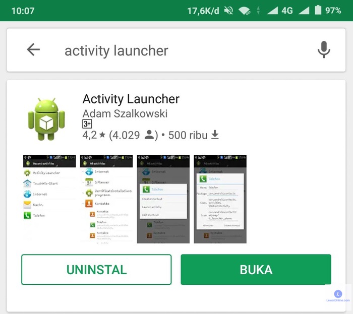 Download Aplikasi Activity Launcher