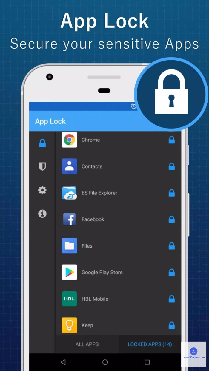 Unduh dan install aplikasi AppLock di Google Play Store