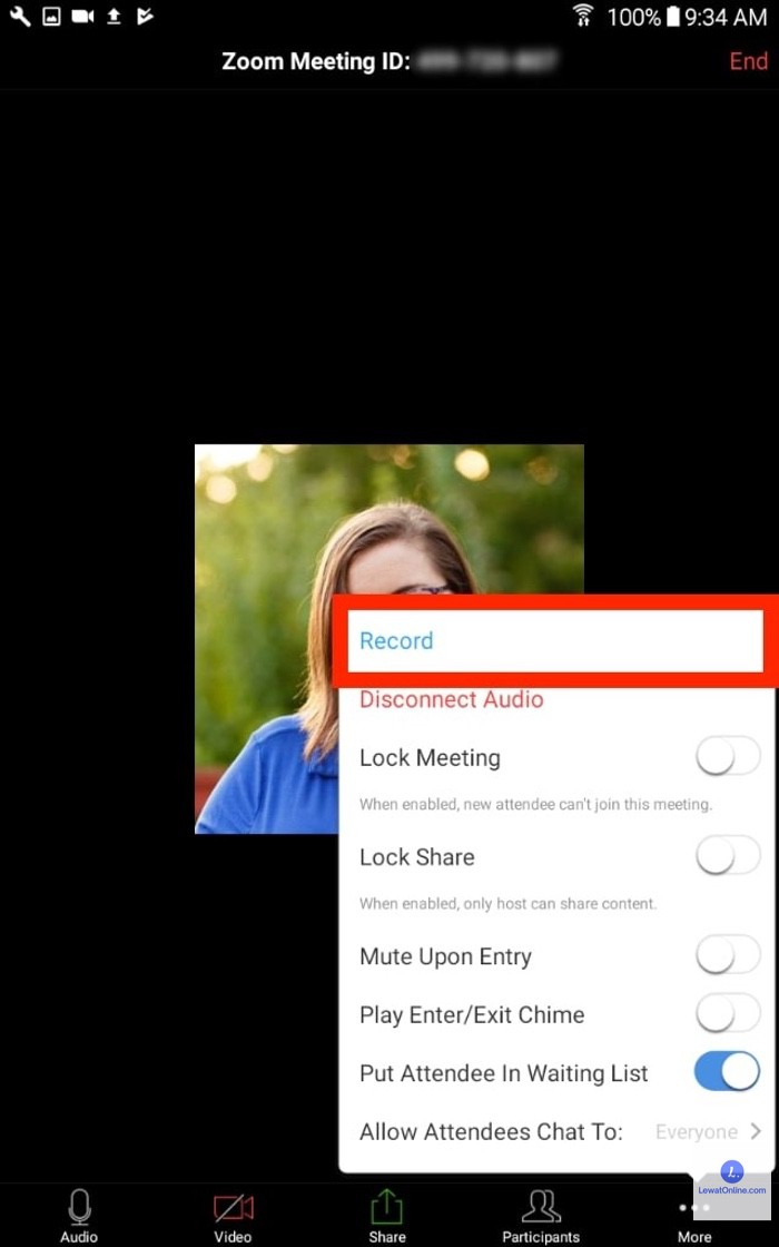 Cara Merekam Video dari Rapat Zoom di perangkat Android