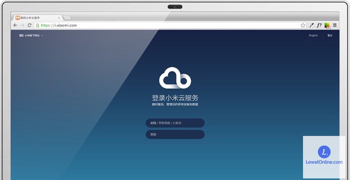 Silahkan kunjungi situs https-::i.mi.com: dan klik menu permohonan buka kunci